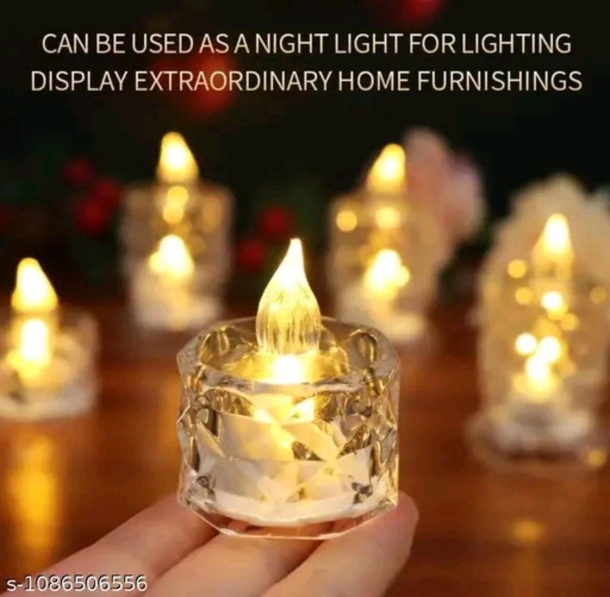 LED tea light candles for decorative night lighting
