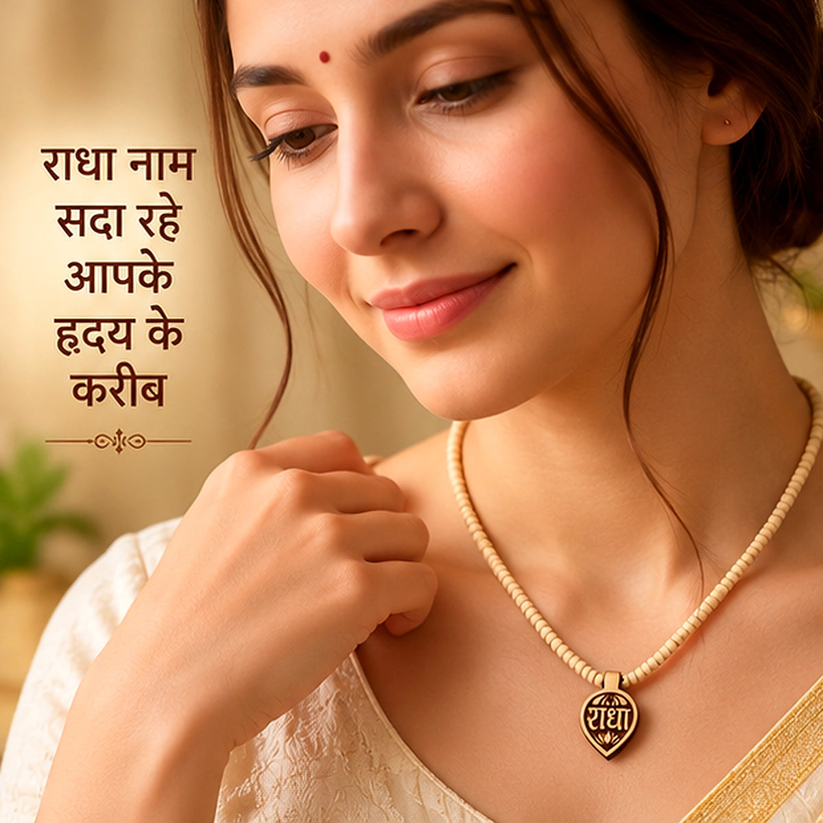 Tulsi Kanthi Mala – lifestyle product image