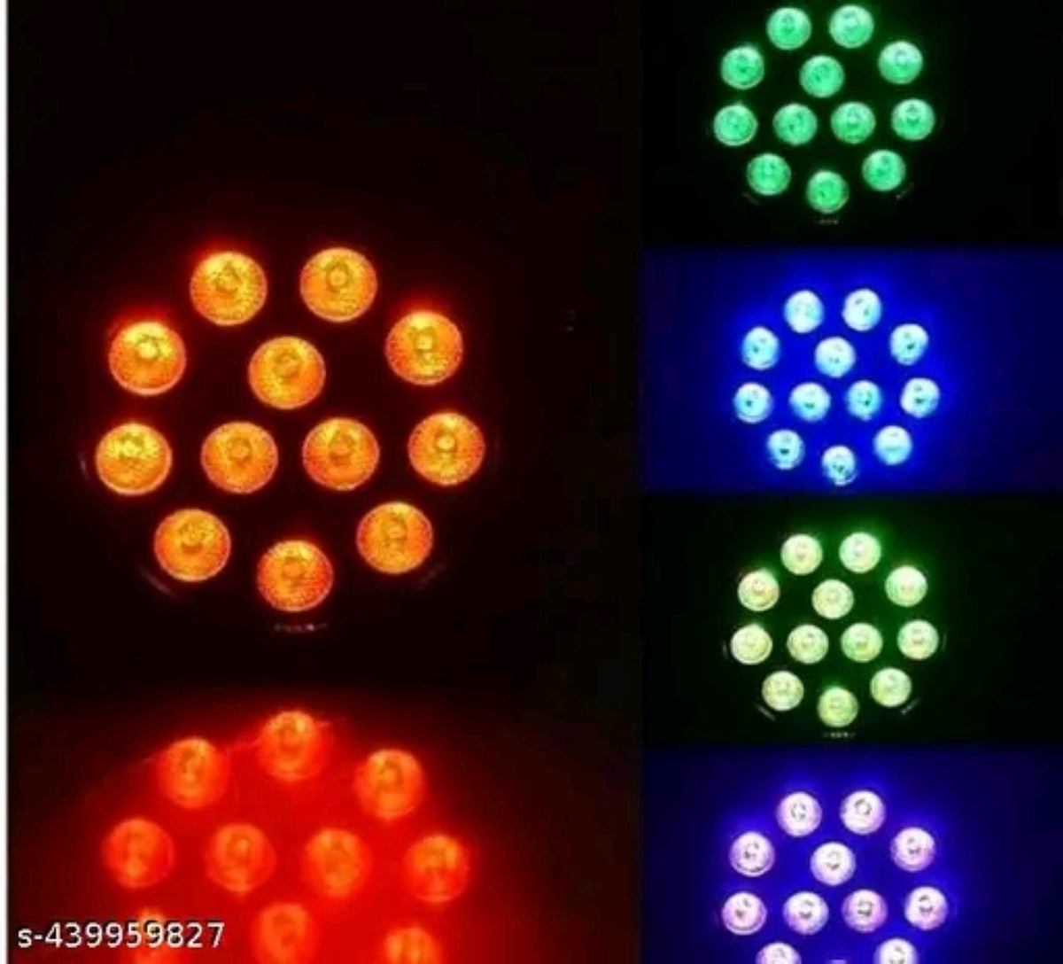 12 LED stage light multicolour lighting modes