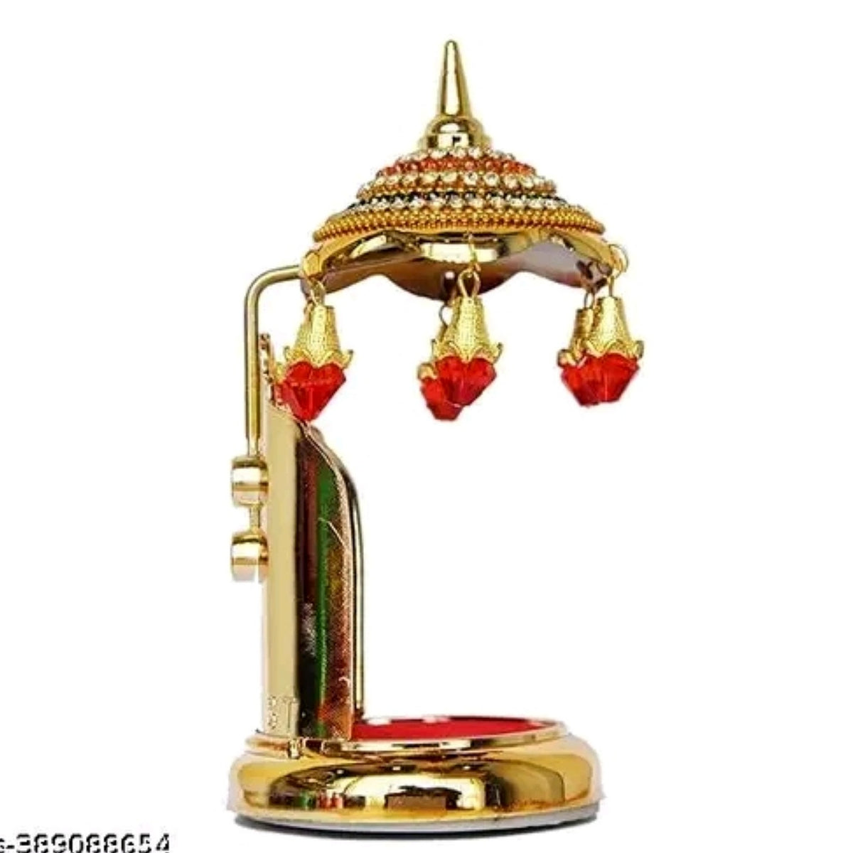 Golden Chhatra Jhula detailed decorative view