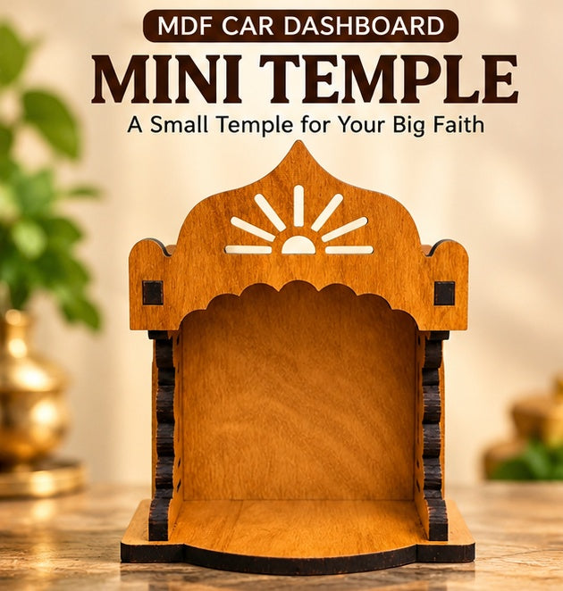 Mini MDF Temple – front product view